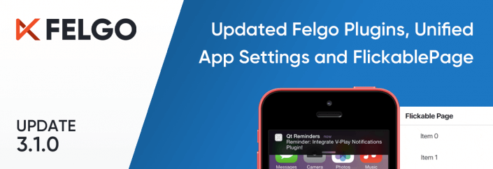 Release 3.1.0: New Felgo Plugins Version and Unified App Configuration
