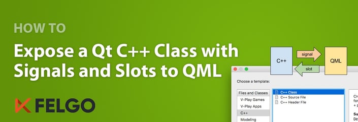 Expose a Qt C++ Class with Signals and Slots to QML