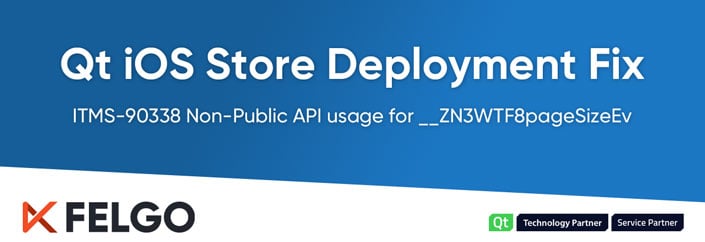 Qt on iOS and the ITMS-90338 Non-Public API usage for __ZN3WTF8pageSizeEv